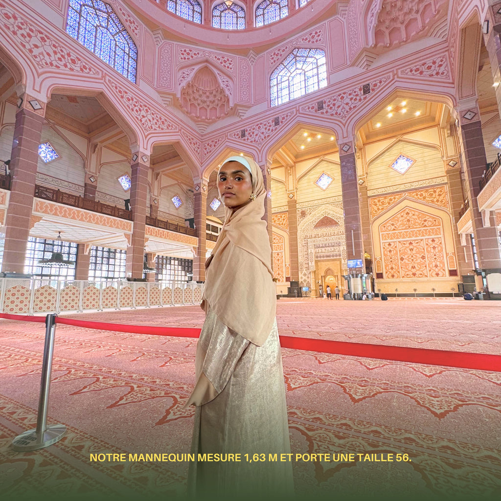 SAFA -Pureté, douceur et héritage (Abaya 3pièces)