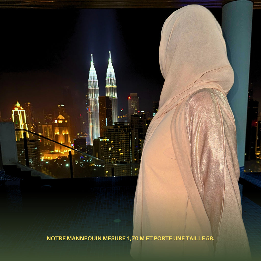 SAFA -Pureté, douceur et héritage (Abaya 3pièces)