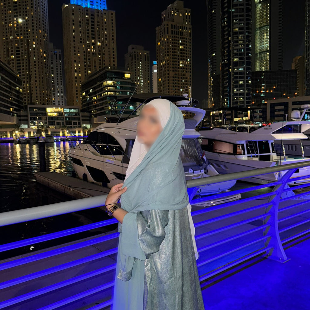 LOUISAK  -Loyauté, douceur et élégance (Abaya 3pièces)